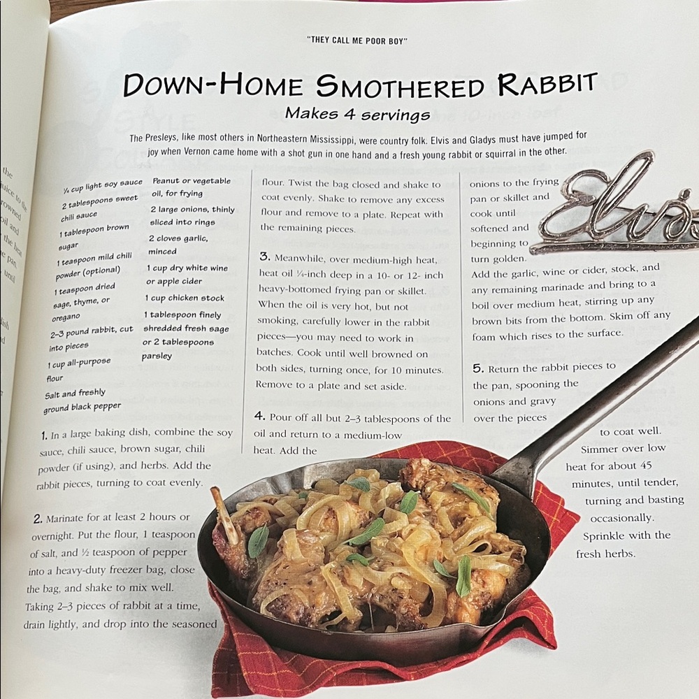 I Love Elvis Cookbook 50 recipes 80 Pages - Picture 4 of 8